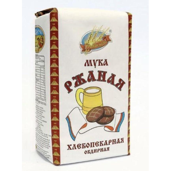 Russkoye Pole Rye Flour, 1kg image