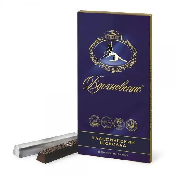 Vdohnovenie Chocolate Bar Classic, 100g image