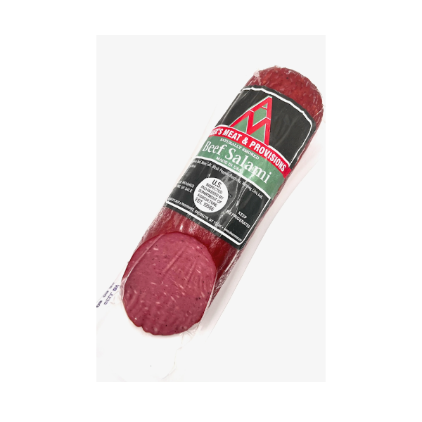Alex's Meat Beef Salami Chunk, Prepacked image