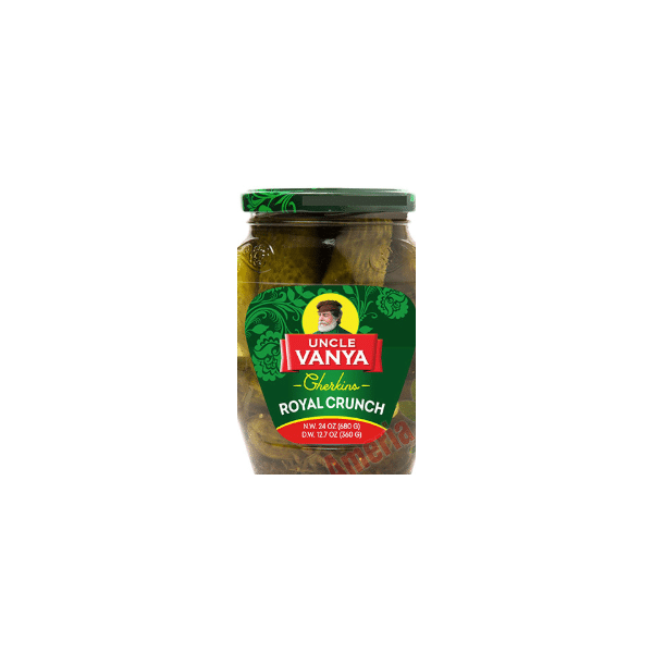 Uncle Vanya Royal Crunch Gherkins, 680g image