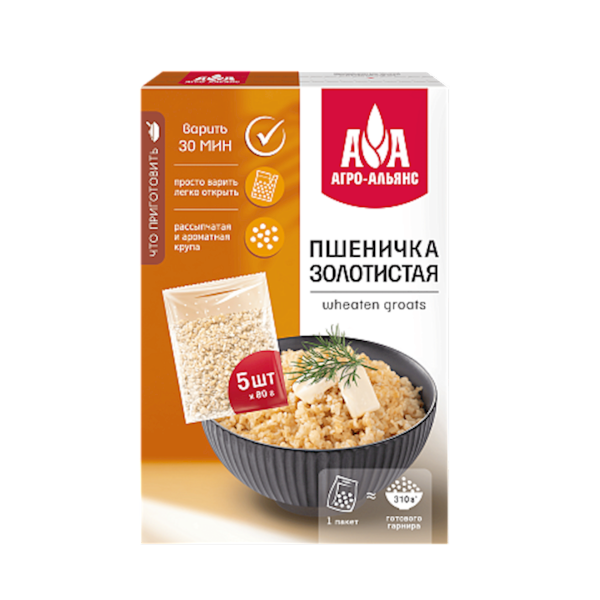 Agro-Al'Yans Wheat 5 x 80g (400g) image