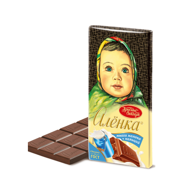 Alenka Mnogo Moloka + Ca Milk Chocolate Bar, 90g image