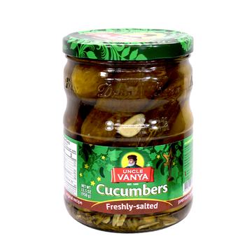 Uncle Vanya Freshly-Salted Pickled Cucumbers, 950g image