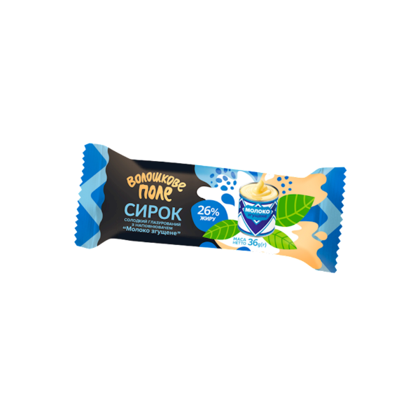 Voloshkove Pole Condensed Milk Cottage Cheese Bar, 36g image