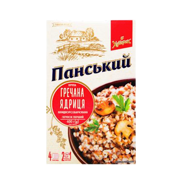 Hutorok Panskiy Buckwheat 4 x 100g (400g) image