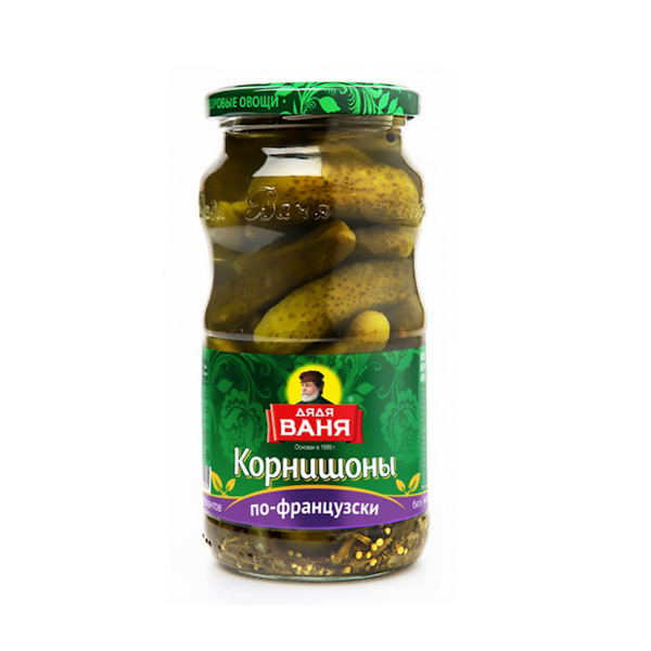 Uncle Vanya French Style Pickled Cucumbers, 460g image
