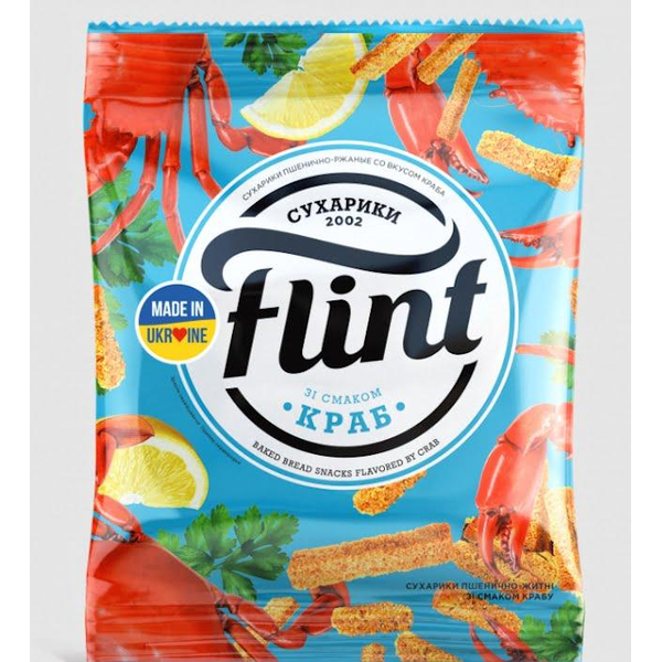 Flint Crab Wheat-Rye Crisps, 110g image