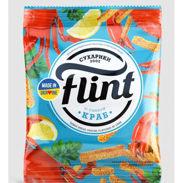 Flint Crab Wheat-Rye Crisps, 110g image