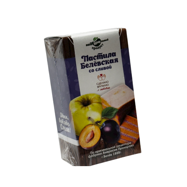 Belyovskaya Plum Fruit Confection (Pastila) Sugar-Free, 100g image