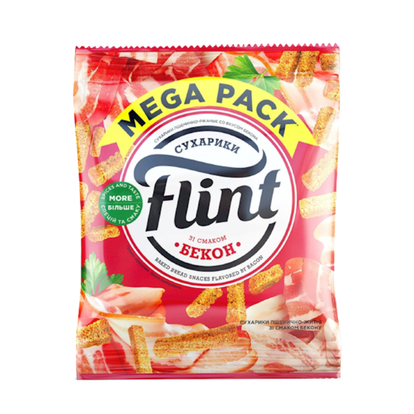 Flint Bacon Wheat-Rye Crisps, 70g image