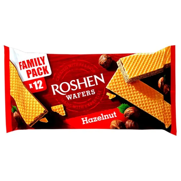 Roshen Hazelnut Wafers, 216g image