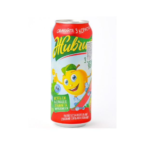 Zhivchik Apple Lemonade Can, 500ml image