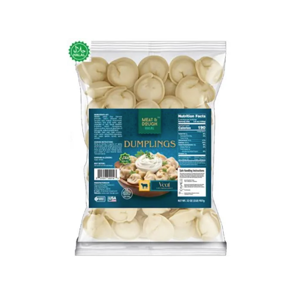Meat & Dough Halal Veal Dumplings (Pelmeni), 2 lb image
