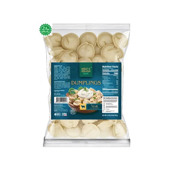 Meat & Dough Halal Veal Dumplings (Pelmeni), 2 lb image