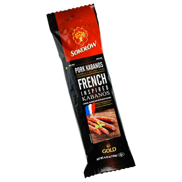 Sokolow French Pork Kabanosy, 120g image