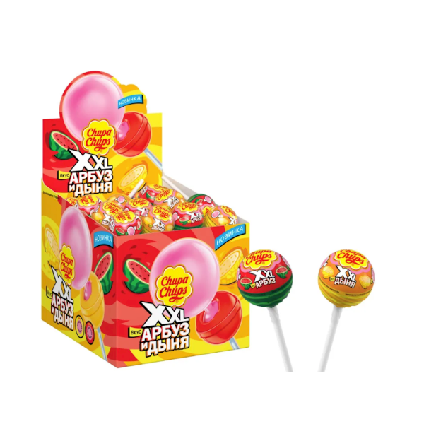 Chupa Chups XXL Melon Watermelon Lollipop, 29g image