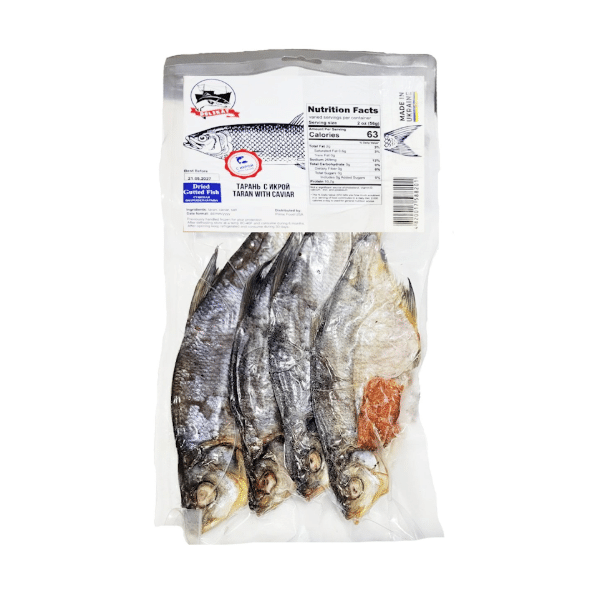 Delikat Dried Taranka with Caviar Head-On, per lb image
