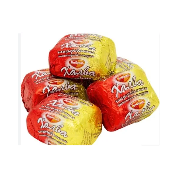 Rotfront Halva in Chocolate Candies, 370g image