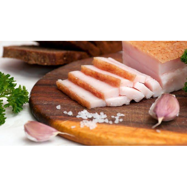 Homemade Garlic Ukrainian Salo, Prepacked image