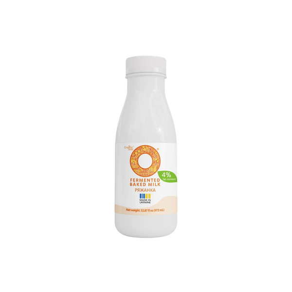 Organic Milk Ryazhenka 4%, 972g image