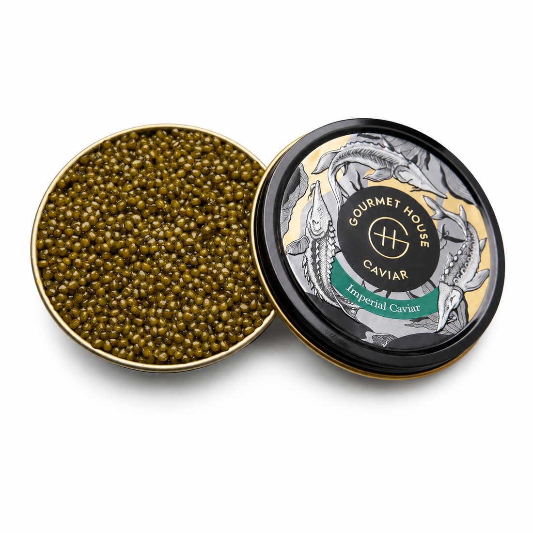 Gourmet House Imperial Kaluga Hybrid Black Caviar, 30g image