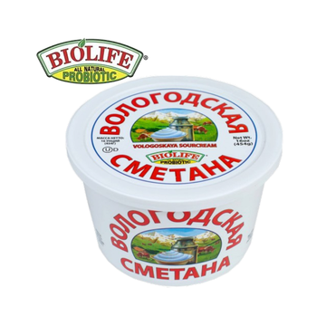 Vologodskaya Sour Cream, 1 lb image