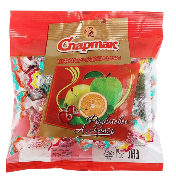 Spartak Fruit Assorted Caramel Candies, 200g image