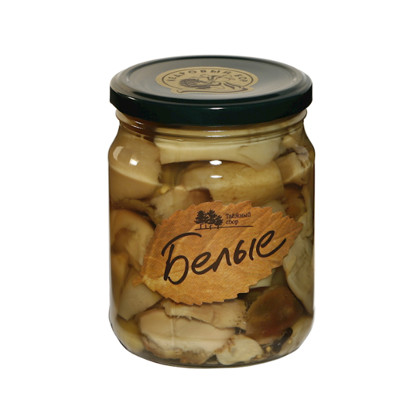 Taezhny Sbor Marinated White Mushrooms, 500g image