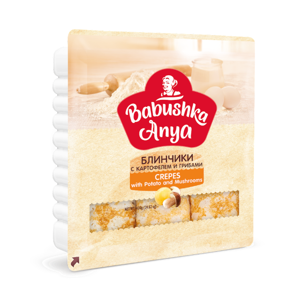 Babushka Anya Crepes with Potato & Mushroom, 420g image