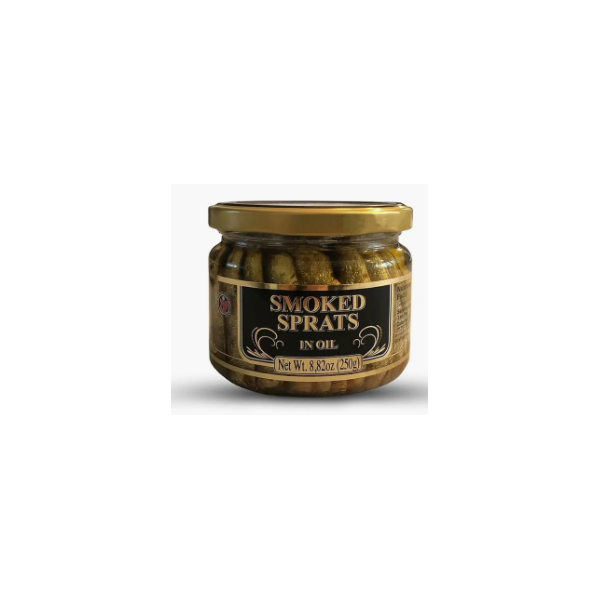 Riga Lux Smoked Sprats in Oil, 250g image