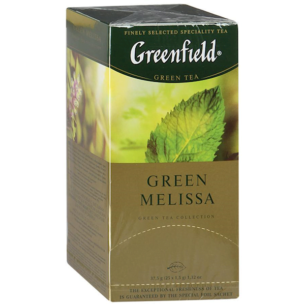 Greenfield Melissa Green Tea Bags, 25 bags image