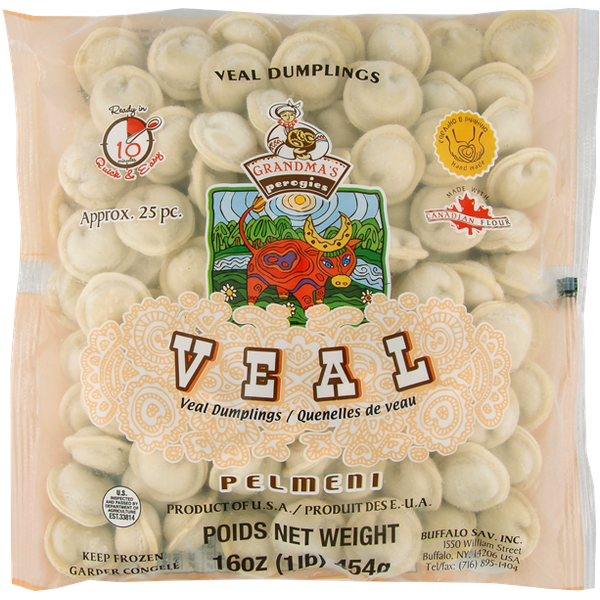 Grandmother Veal Soup Mini Dumplings (Pelmeni), 1 lb image