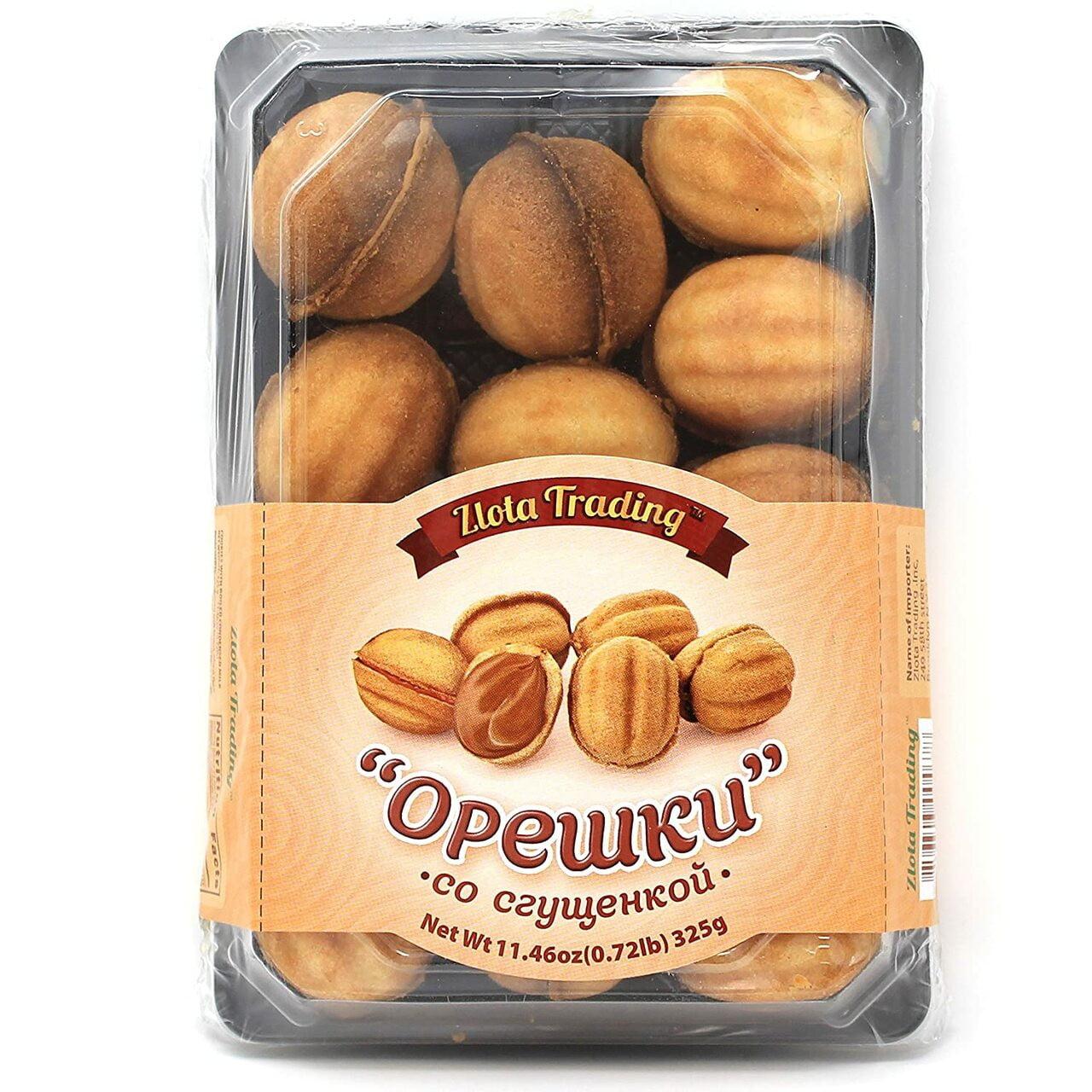 Zlota Oreshki Cookies with Condensed Milk, 325g image