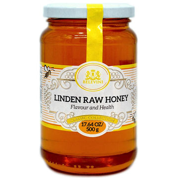 Belevini Raw Linden Honey, 500g