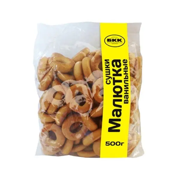 BKK Malutka Vanilla Sushka Bread Rings, 500g image