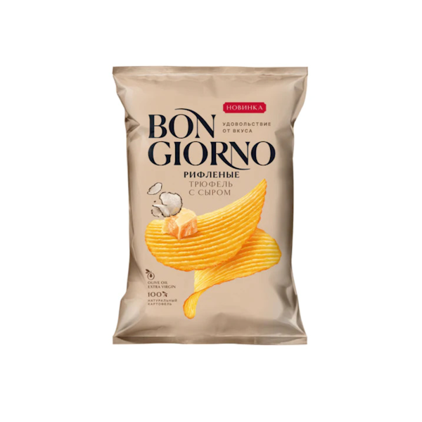 Bon Giorno Truffle & Cheese Potato Chips, 80g image