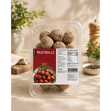 LetMeCook Frozen Veal Meatballs, 1 lb image