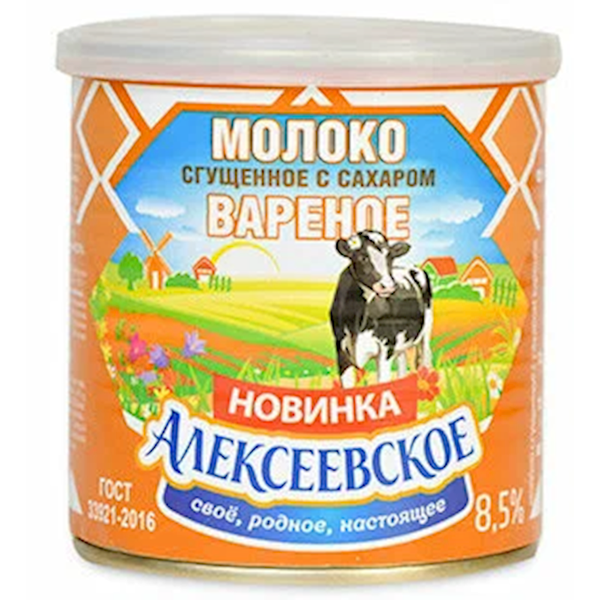 Alekseevskoe Boiled Condensed Milk 8.5%, 360g image