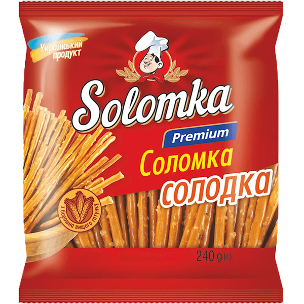 Kuharchuk Sweet Solomka Breadsticks, 240g image