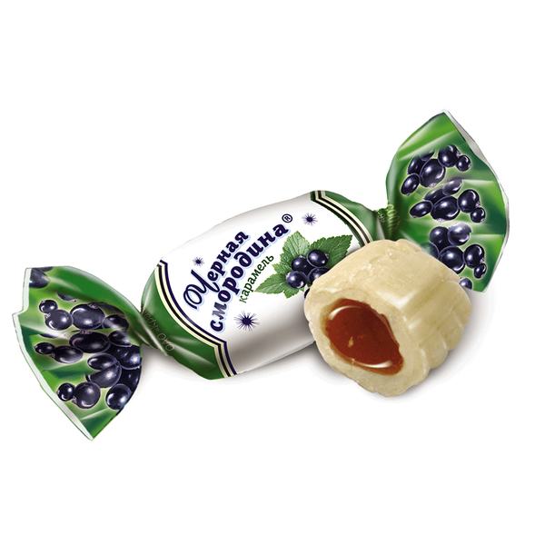 Black Currant Caramel Candy (Smorodina), 200g image