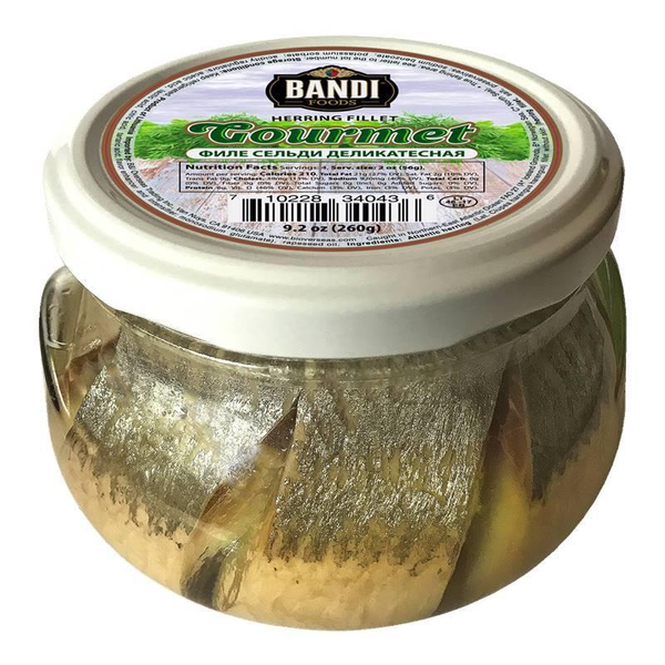 Bandi Gourmet Herring Fillets in Oil, 260g image