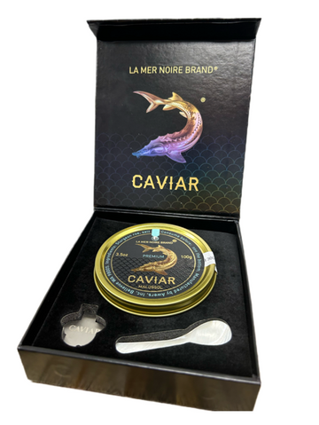 Ossetra Black Caviar Gift Box, 100g image