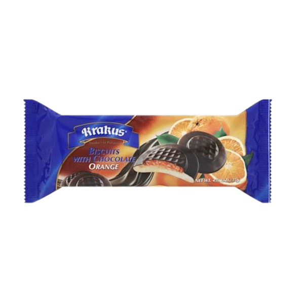Krakus Orange Chocolate Biscuits, 150g image