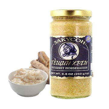 Zakuson Teshin Yazik White Horseradish Sauce, 250g