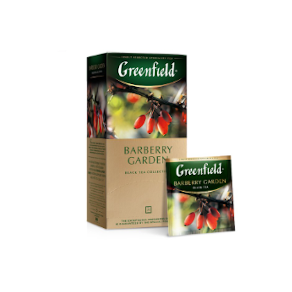 Greenfield Barberry Garden Black Tea Bags, 25 x 1.5g image