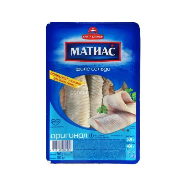Santa Bremor Matias Herring Fillets, 500g image