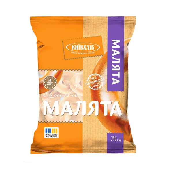 Kievhleb Malutka Bread Rings (Sushki), 250g image