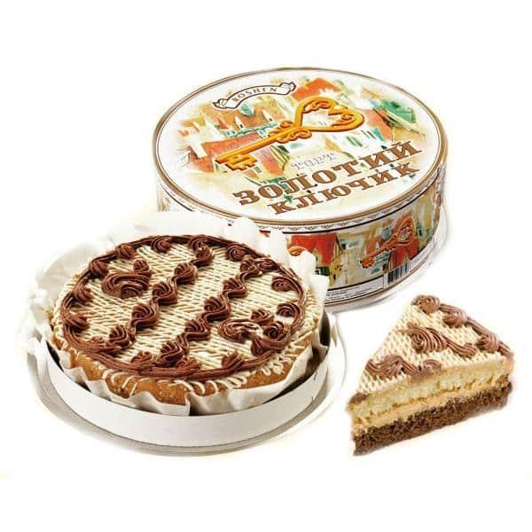 Roshen Golden Key Small Cake, 500g image