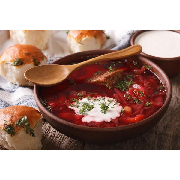 Homemade Ukrainian Borscht