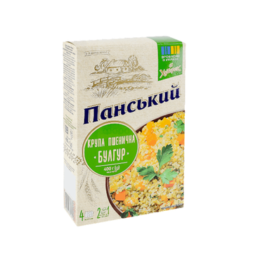 Hutorok Panskiy Wheat Bulgur 4 x 100g (400g) image